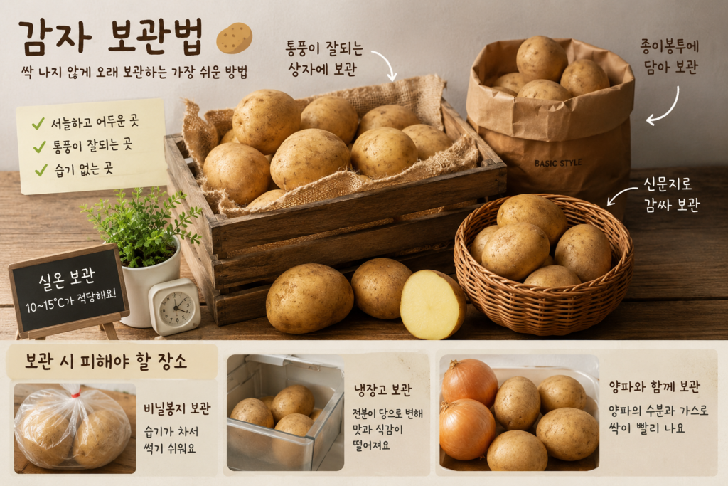 감자 보관법