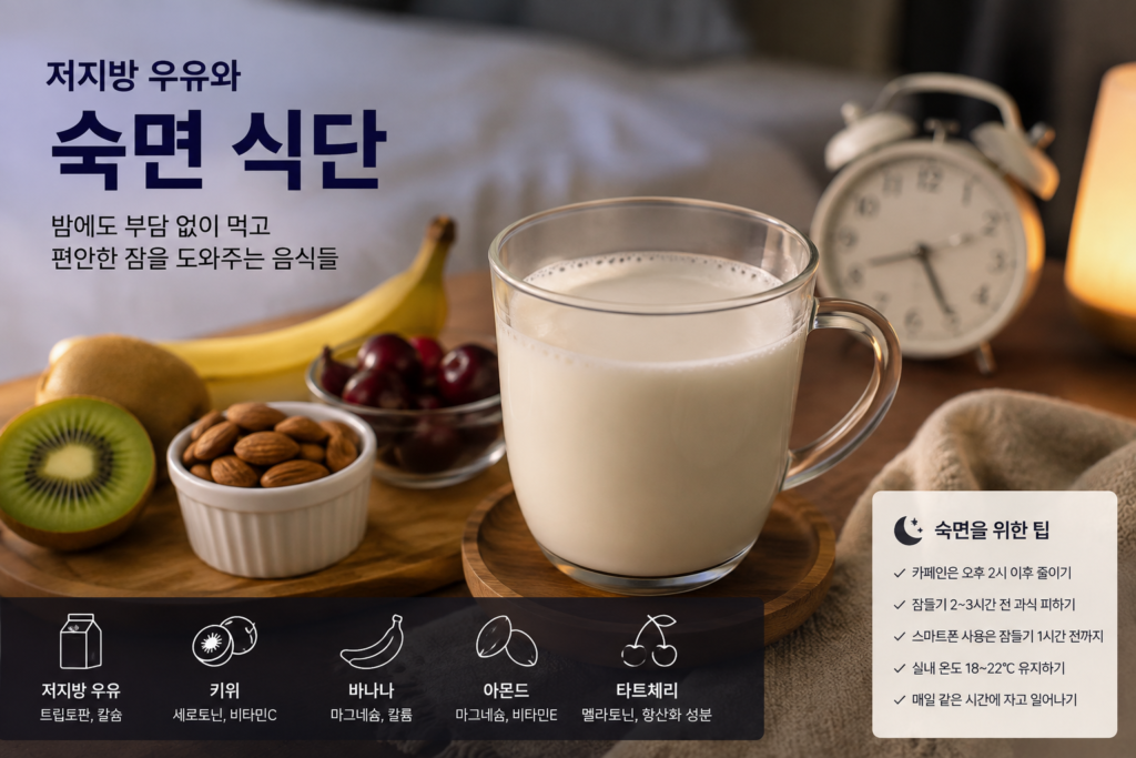 숙면 식단