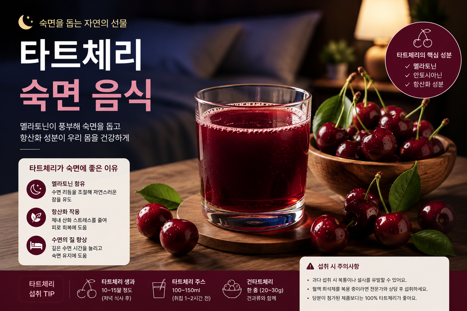 숙면을 돕는 저칼로리 음식 5가지